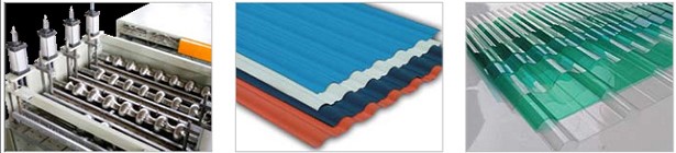 PC、PP、PVC波浪板生產線